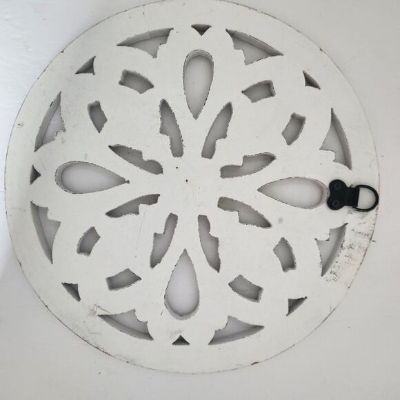 Shabby Chick Wooden Wall hanging. 12x12 - Picture 2 of 2